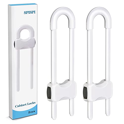 SPISPI baby proofing cabinet locks 2-pack white
