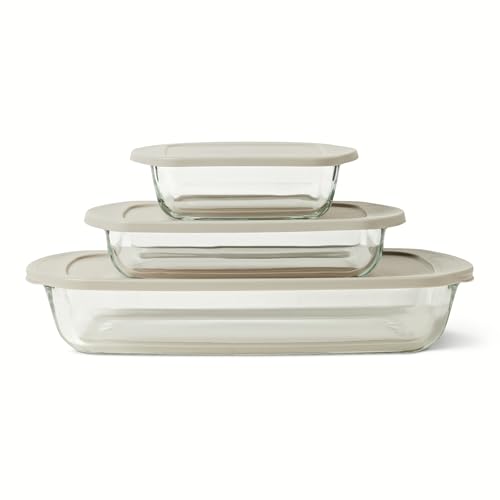 Basics 6-piece glass bakeware set