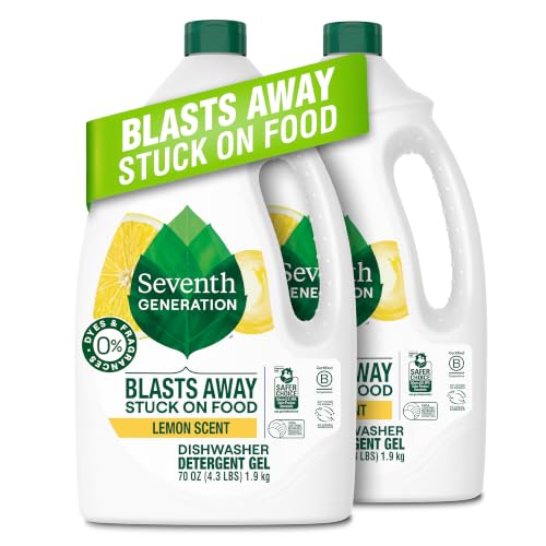 Seventh Generation Dishwasher Detergent Gel bottles