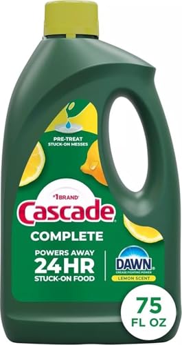 Cascade Complete Dishwasher Detergent Liquid Gel 75oz bottle front