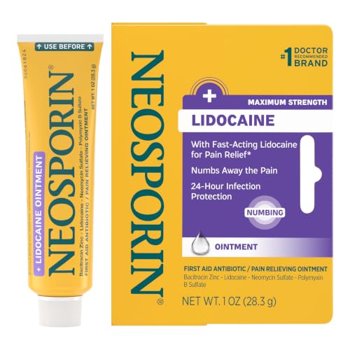 Neosporin + Lidocaine Triple Antibiotic Ointment tube