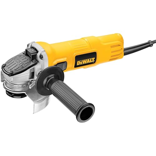 DEWALT DWE4011 angle grinder side view