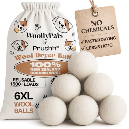 Prushh WoollyPals 6-pack dryer balls