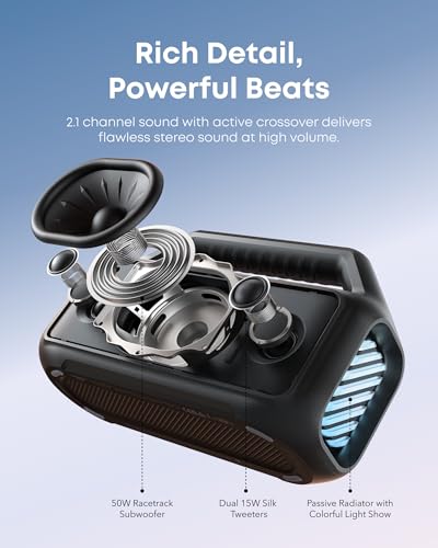 Soundcore Boom 2 black speaker texture