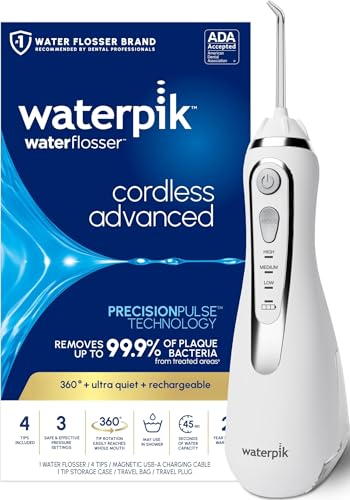 Waterpik Cordless Advanced white front view