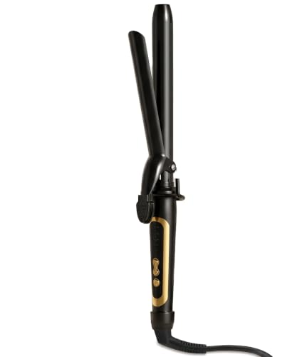 Lanvier 1 Inch Extra Long Hair Curling Iron Black overview