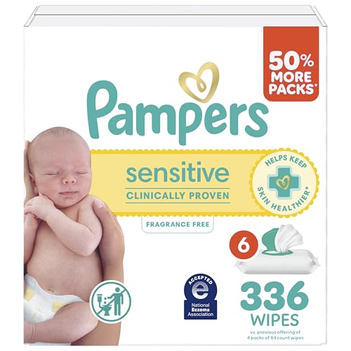 Pampers Sensitive Baby Wipes 336 count box