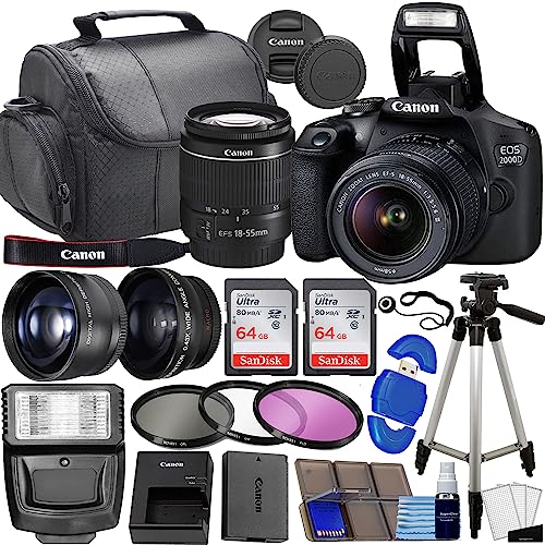 Canon EOS 2000D camera body front view