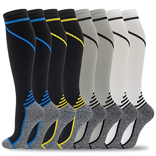 fenglaoda 8 Pairs Compression Socks L/XL Multi01 set