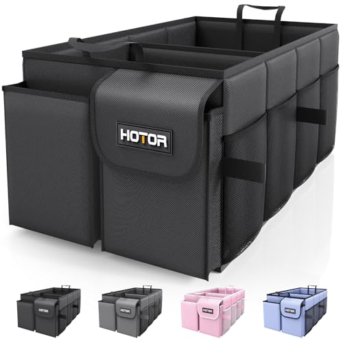 HOTOR Trunk Organizer medium black front view