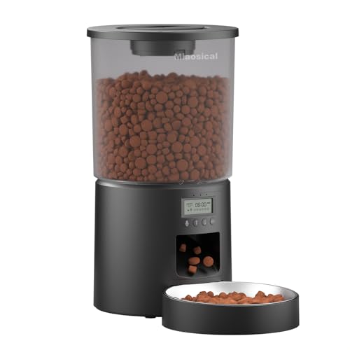 Miaosical 4.2L Automated Cat Feeder front view