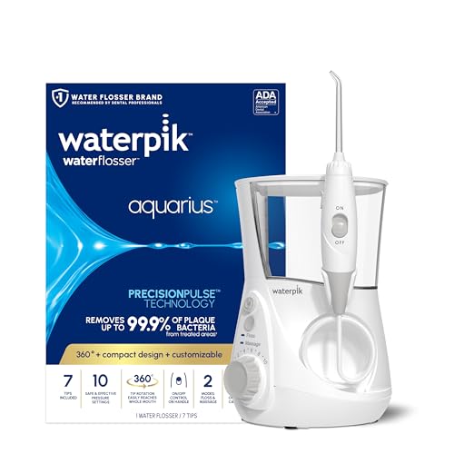 Waterpik Aquarius white countertop water flosser unit