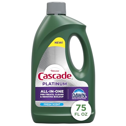 Cascade Platinum Dishwasher Liquid Gel bottle front