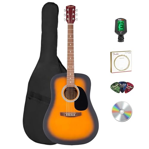 Fender FA Series Dreadnought Sunburst front view