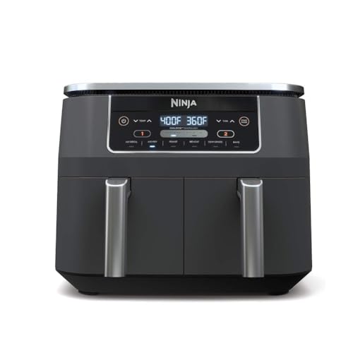 Ninja DZ201 Foodi 8-Quart DualZone Air Fryer front view