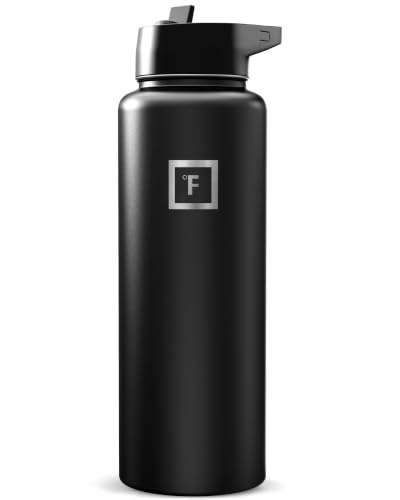 IRON °FLASK 40 oz Midnight Black bottle