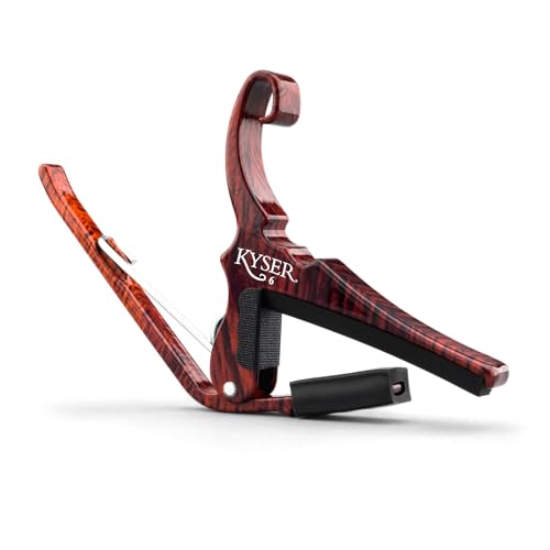 Kyser Quick-Change KG6RW rosewood capo front view