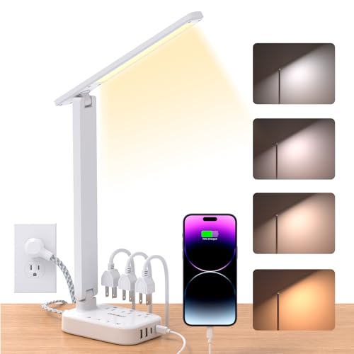 One Beat LED desk lamp white view