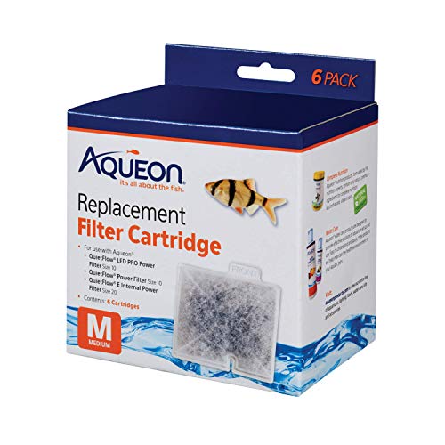 Aqueon Replacement Filter Cartridges Medium 6-Pack front view