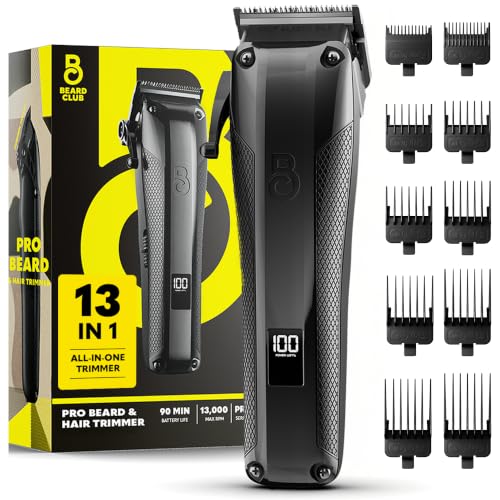 The Beard Club Pro Beard Trimmer front view