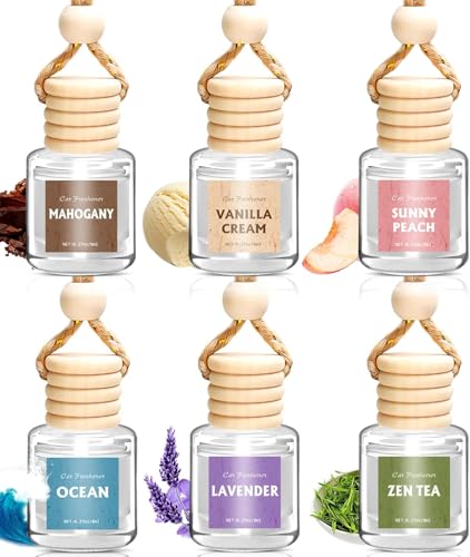 AROIC 6Pack Car Air Freshener bottles