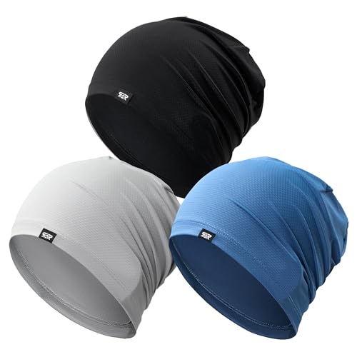 QINGLONGLIN Cooling Skull Cap 3-Pack set