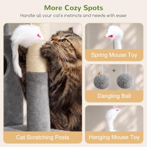 Close up of cat tree fabric and construction