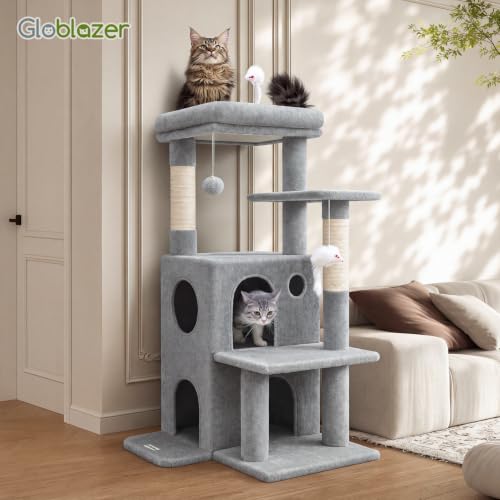 Globlazer cat tree positioned in a room corner