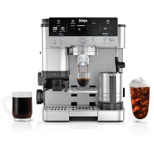 Ninja Luxe Café Premier espresso machine front view