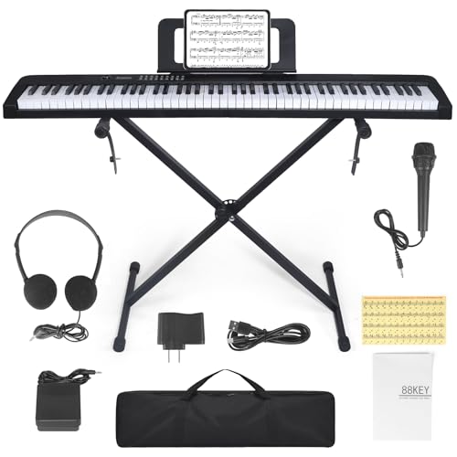 Zilvok 801 digital piano full view