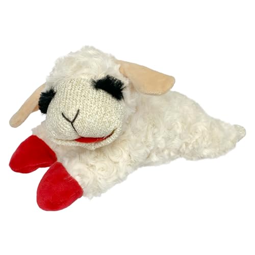 Multipet Lamb Chop 10 inch plush toy front view