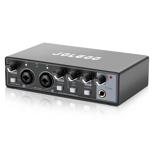 JOLGOO 2x2 USB Audio Interface front view