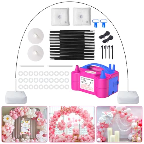 Chamvis 7.4ft black balloon arch kit